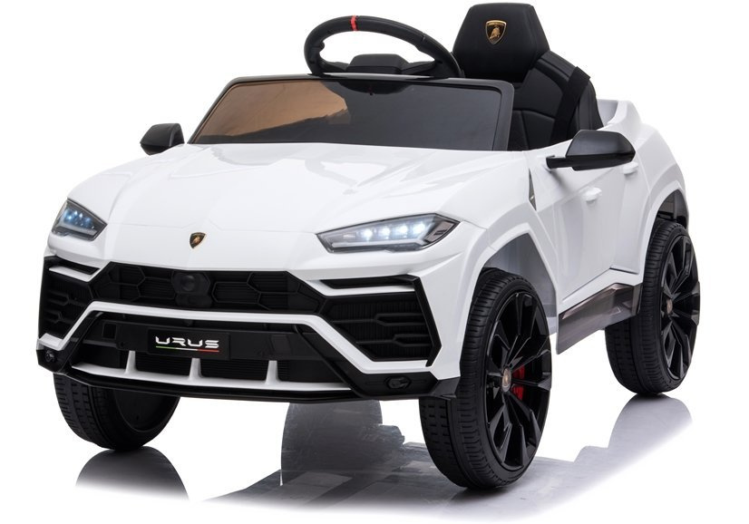 Vienvietis elektromobilis lamborghini urus bdm0923, baltas