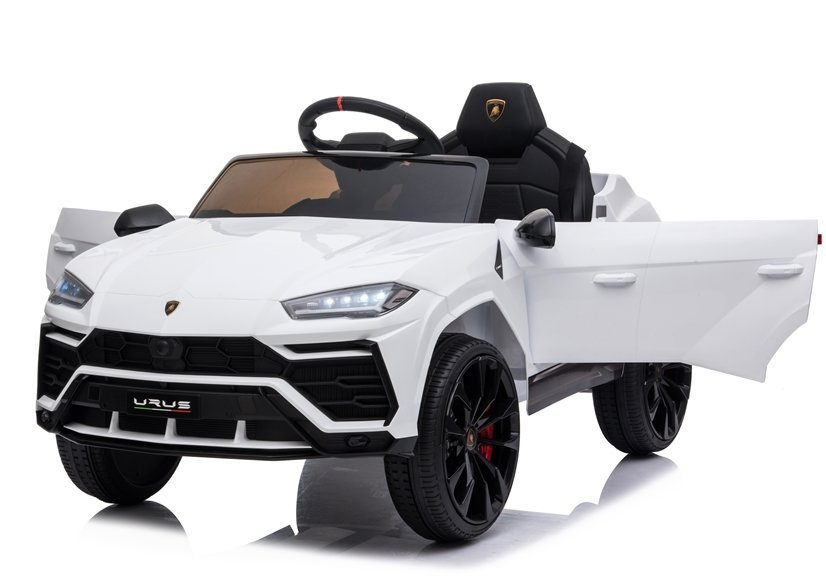 Vienvietis elektromobilis lamborghini urus bdm0923, baltas