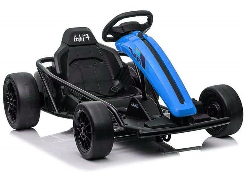 Vienvietis elektromobilis vaikams gokart lean toys, sx1968, mėlynas