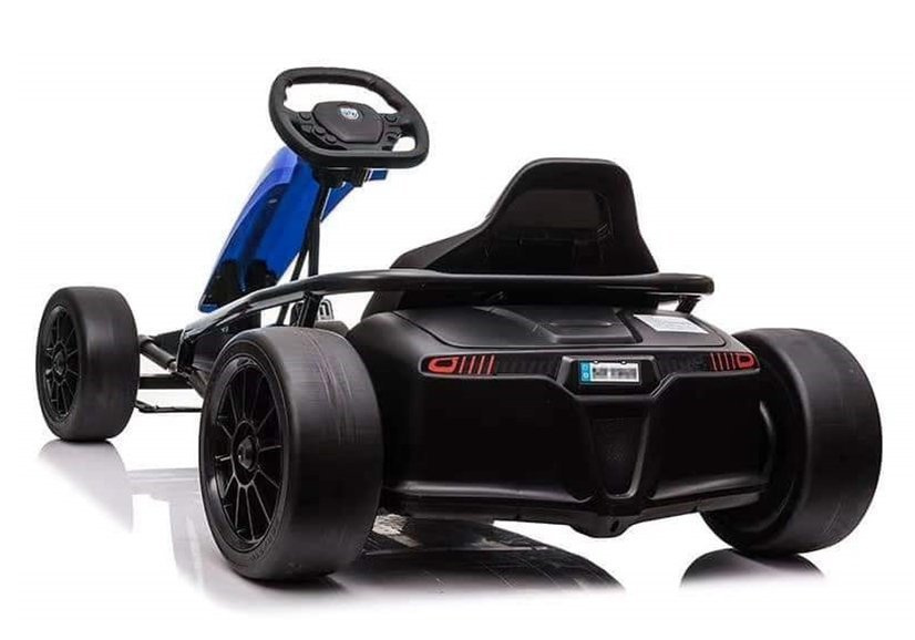 Vienvietis elektromobilis vaikams gokart lean toys, sx1968, mėlynas