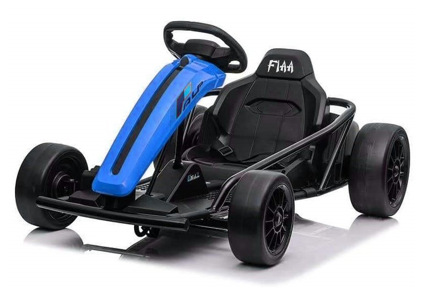 Vienvietis elektromobilis vaikams gokart lean toys, sx1968, mėlynas