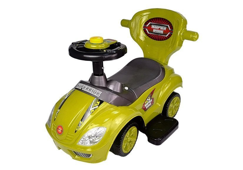 Paspiriama Mašinėlė-Stumdukas Mega Car 3In1, Geltona