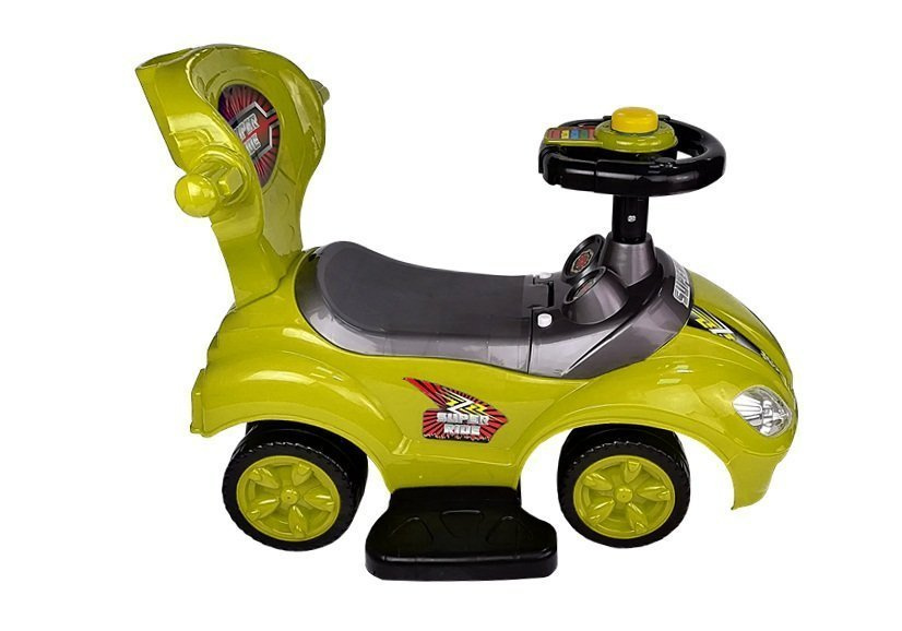 Paspiriama Mašinėlė-Stumdukas Mega Car 3In1, Geltona
