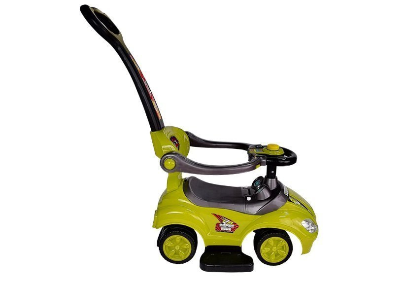 Paspiriama Mašinėlė-Stumdukas Mega Car 3In1, Geltona