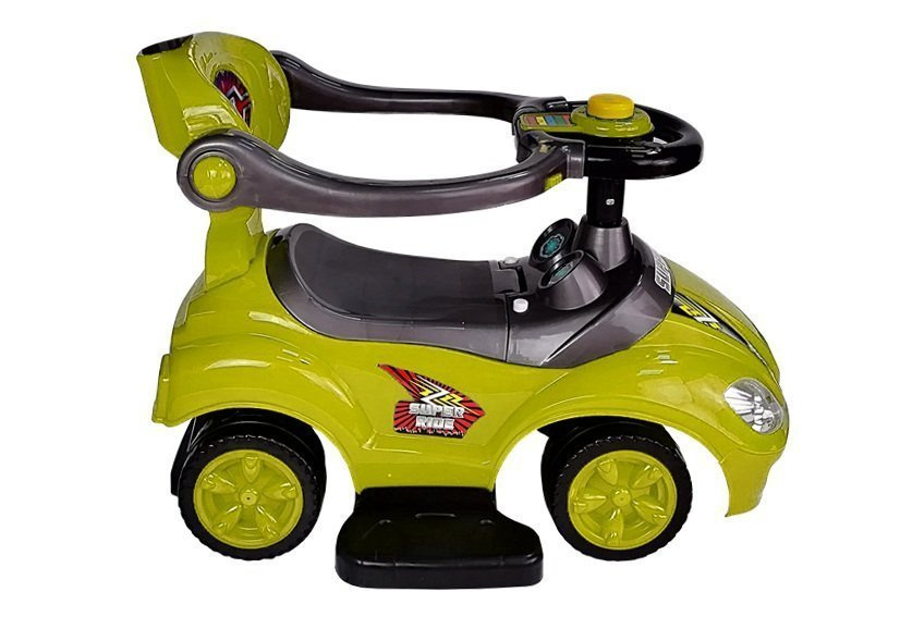 Paspiriama Mašinėlė-Stumdukas Mega Car 3In1, Geltona