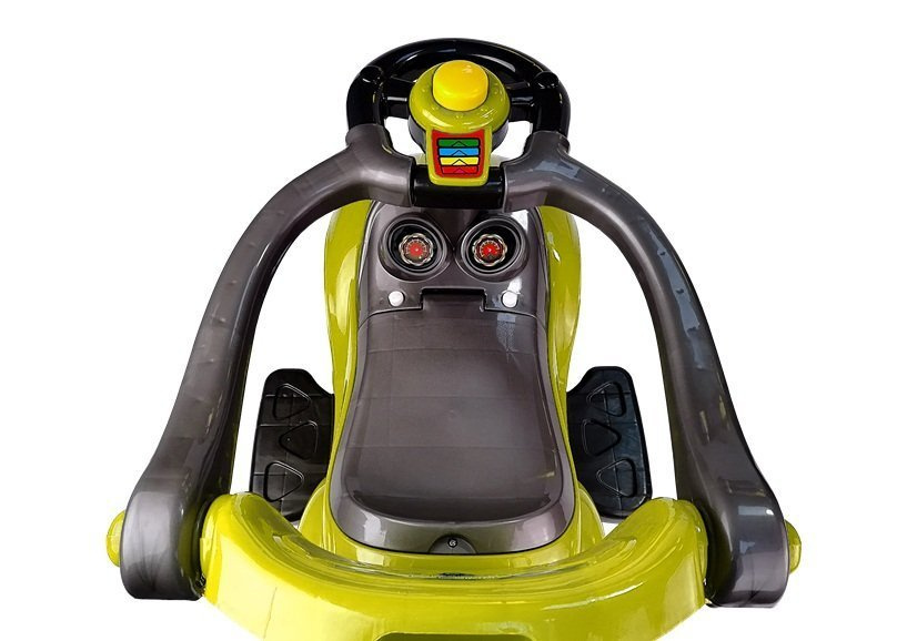 Paspiriama Mašinėlė-Stumdukas Mega Car 3In1, Geltona
