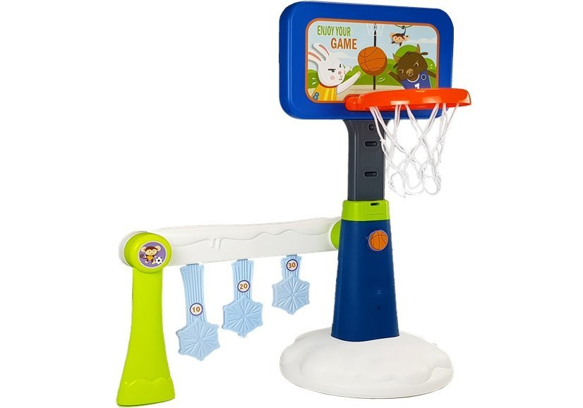 Vaikiškas krepšinio ir futbolo rinkinys lean toys 2 in 1