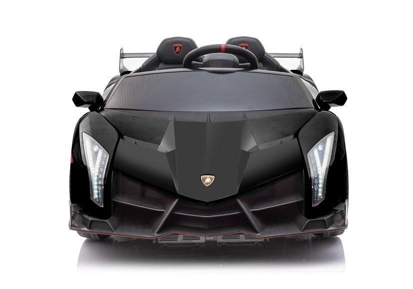 Dvivietis elektromobilis vaikams lamborghini veneno, juoda