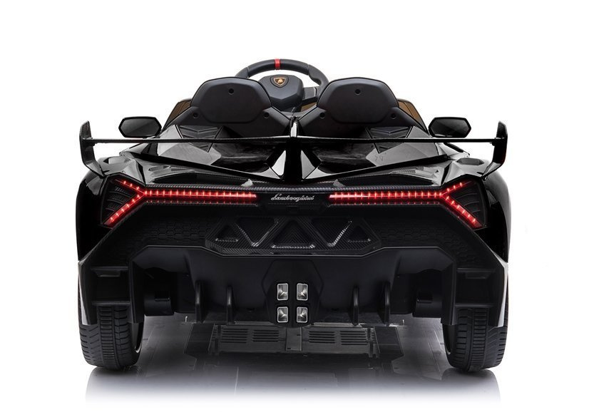 Dvivietis elektromobilis vaikams lamborghini veneno, juoda