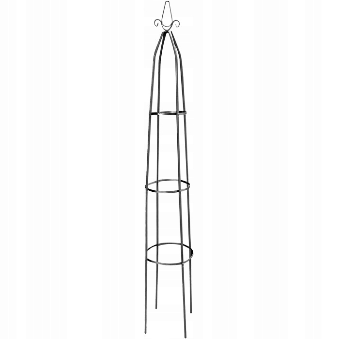 Metalinė sodo atrama 200x30x30cm Apvali, skirta vijokliniams augalams