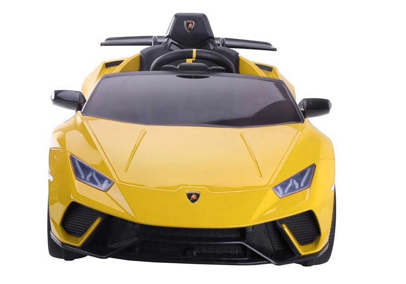 Vienvietis elektromobilis vaikams lamborghini huracan, geltonas