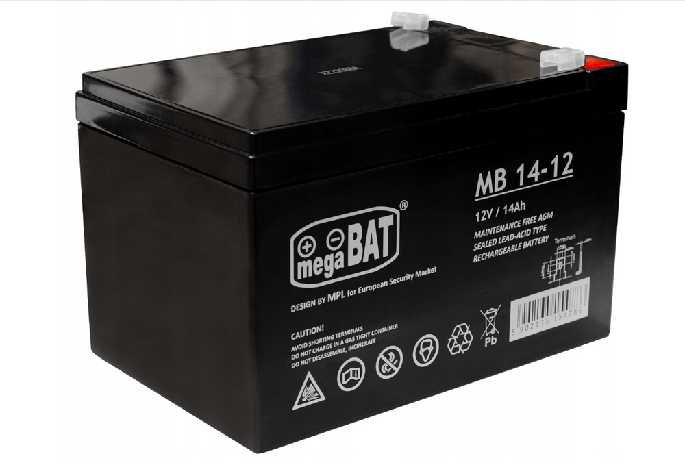 AGM Gel baterija automobiliui 12V 14Ah