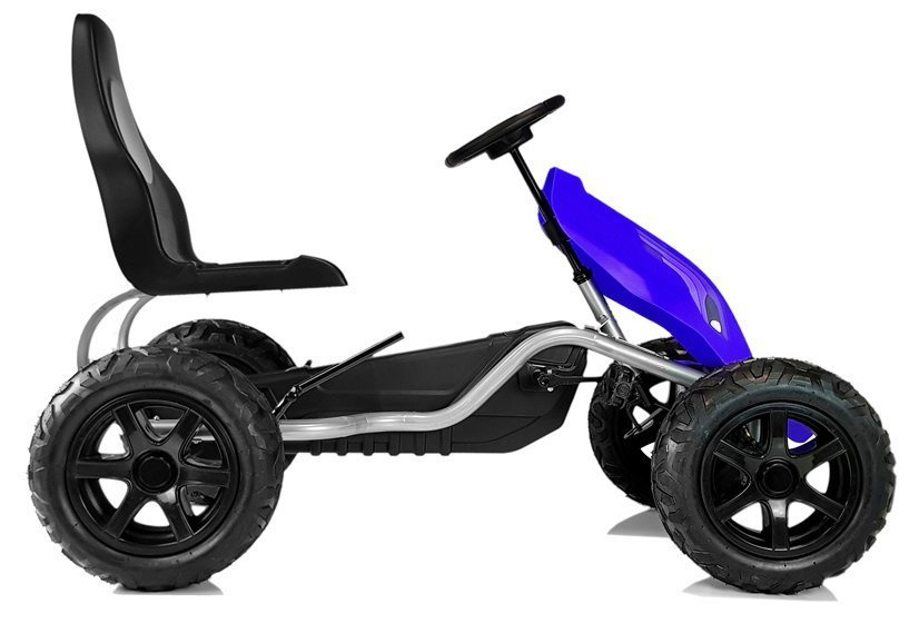Pedalinis kartingas b012, mėlynas
