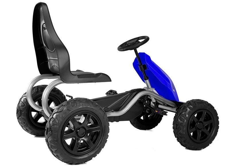 Pedalinis kartingas b012, mėlynas