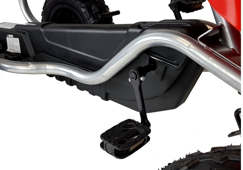Pedalinis kartingas b012, raudonas