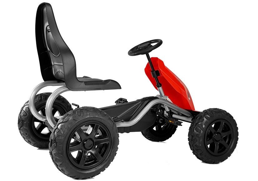 Pedalinis kartingas b012, raudonas