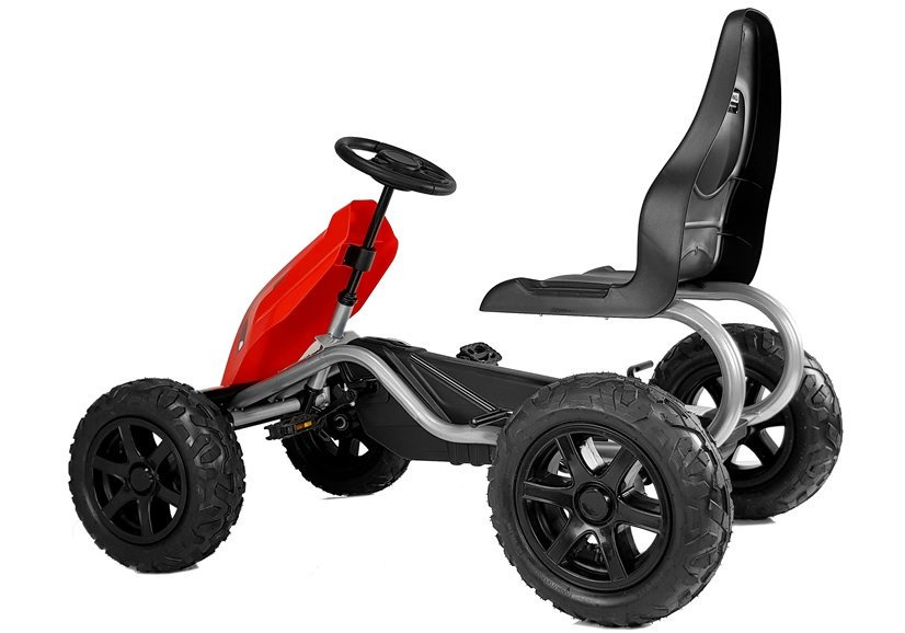 Pedalinis kartingas b012, raudonas