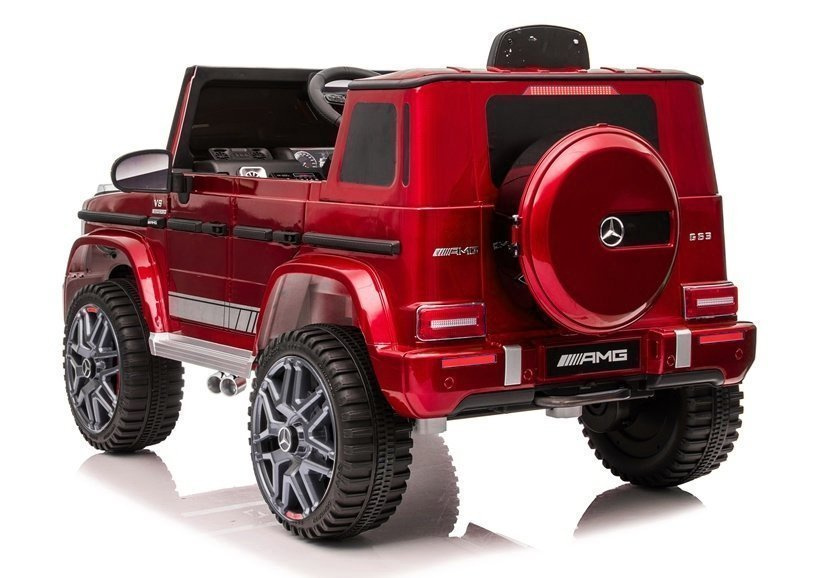 Vienvietis vaikiškas elektromobilis lean cars mercedes g63 bbh-0002, raudonas
