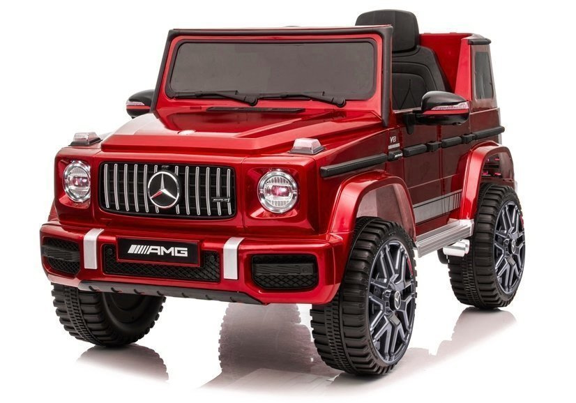 Vienvietis vaikiškas elektromobilis lean cars mercedes g63 bbh-0002, raudonas