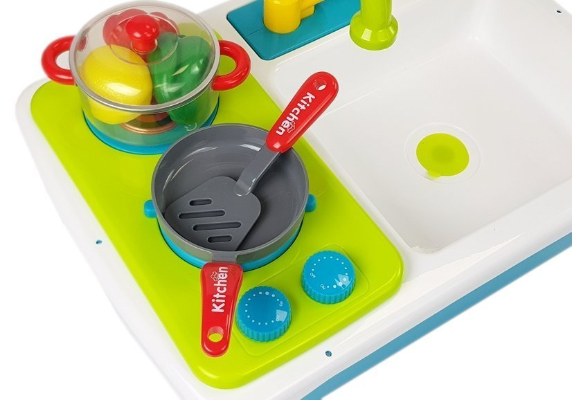 Vandens žaidimų virtuvės kriauklė su virykle lean toys
