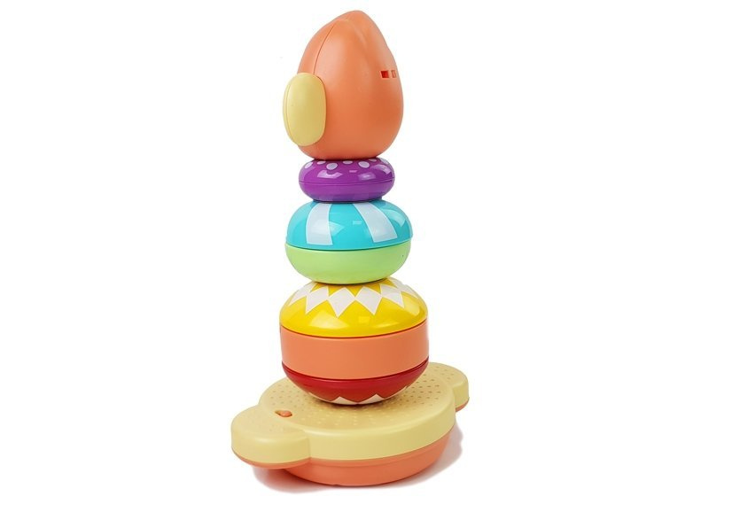 Piramidė beždžionėlė lean toys mon mon the rainbow stacker