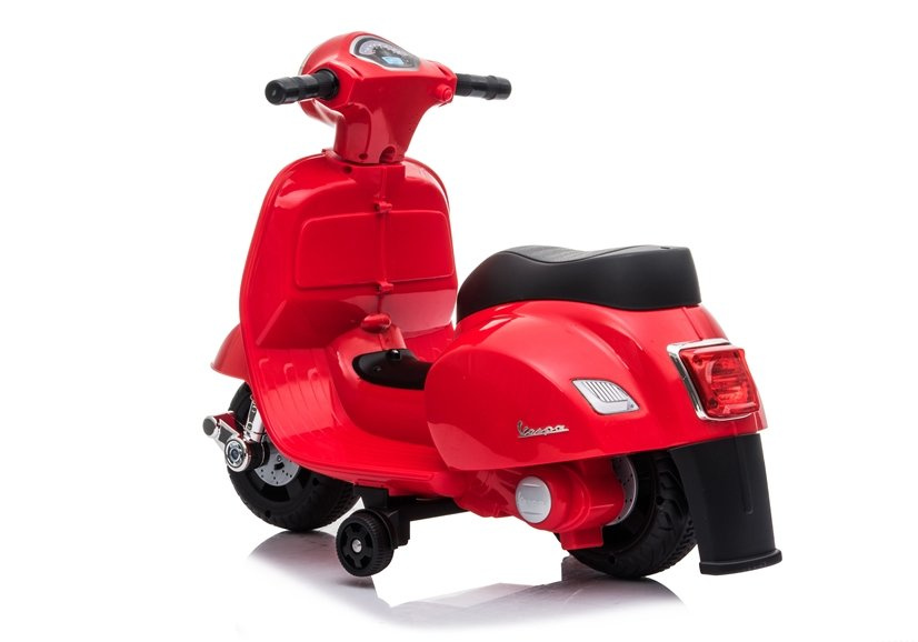 Elektrinis motoroleris vaikams vespa gts 300 mini, raudonas