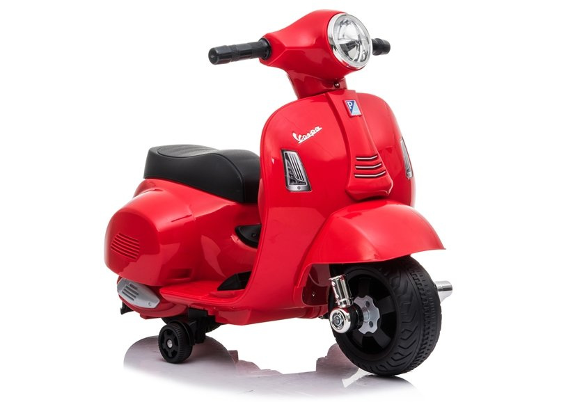 Elektrinis motoroleris vaikams vespa gts 300 mini, raudonas