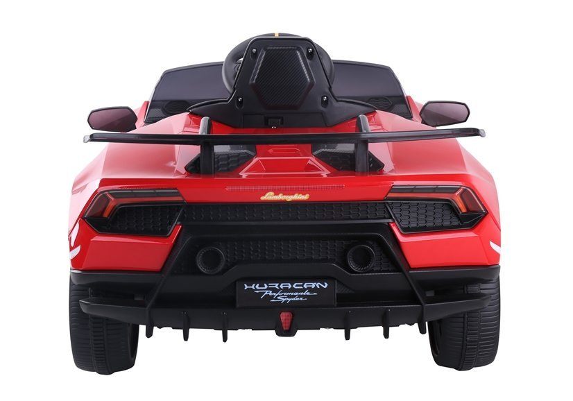 Vienvietis elektromobilis vaikams lamborghini huracan, raudonas