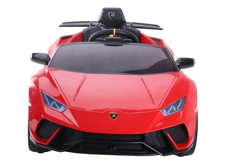Vienvietis elektromobilis vaikams lamborghini huracan, raudonas