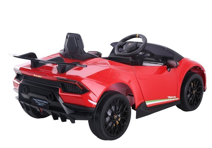 Vienvietis elektromobilis vaikams lamborghini huracan, raudonas
