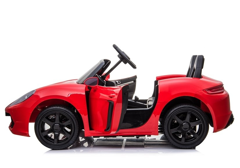 Didelis vaikiškas elektrinis sportinis automobilis ysa021a, raudonas