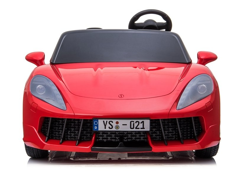 Didelis vaikiškas elektrinis sportinis automobilis ysa021a, raudonas