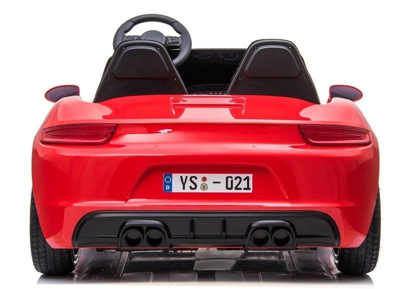 Didelis vaikiškas elektrinis sportinis automobilis ysa021a, raudonas
