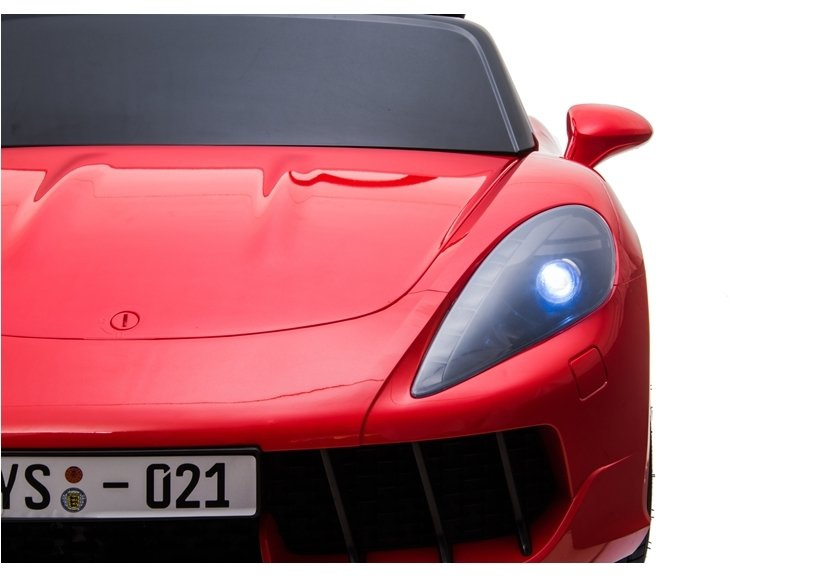 Didelis vaikiškas elektrinis sportinis automobilis ysa021a, raudonas
