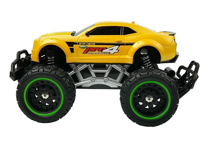 Visureigis climber su nuotolinio valdymo pultu 1:24, geltonas