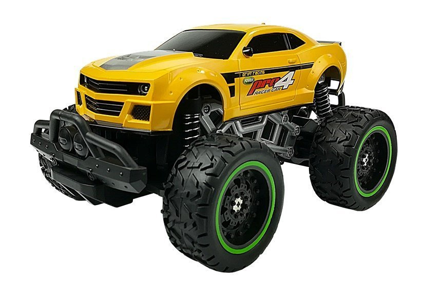 Visureigis climber su nuotolinio valdymo pultu 1:24, geltonas
