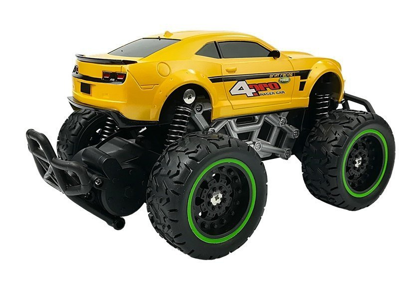 Visureigis climber su nuotolinio valdymo pultu 1:24, geltonas