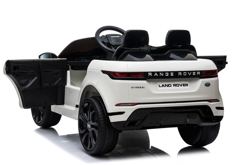 Dvivietis vaikiškas elektromobilis lean range rover evoque, baltas