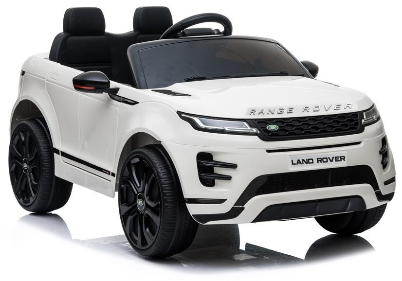 Dvivietis vaikiškas elektromobilis lean range rover evoque, baltas
