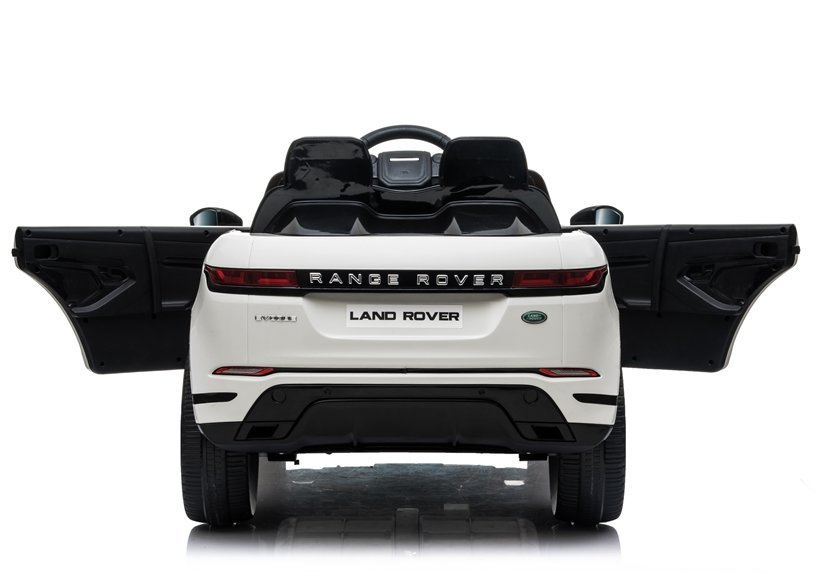 Dvivietis vaikiškas elektromobilis lean range rover evoque, baltas