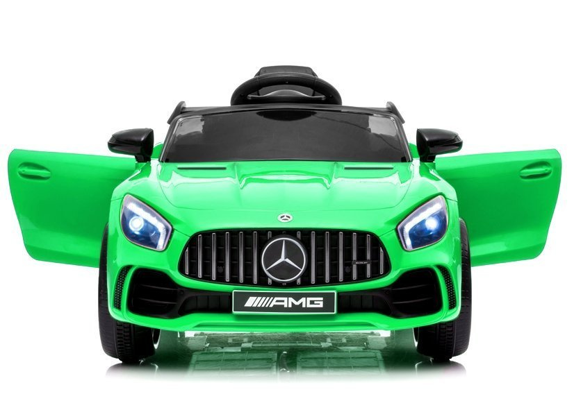 Elektromobilis mercedes amg gt r, žalias