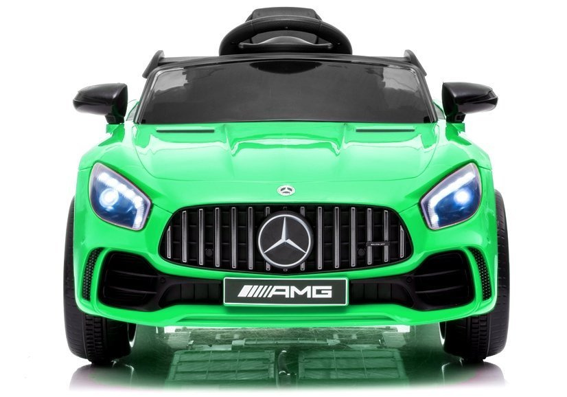 Elektromobilis mercedes amg gt r, žalias
