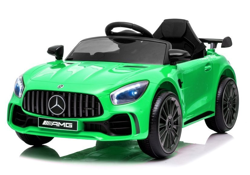 Elektromobilis mercedes amg gt r, žalias
