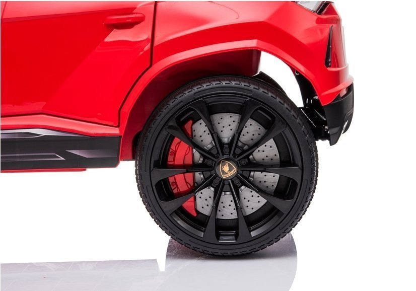 Vienvietis elektromobilis lamborghini urus bdm0923, raudonas