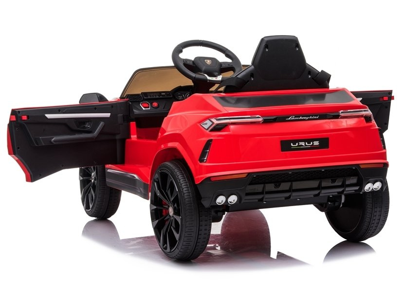 Vienvietis elektromobilis lamborghini urus bdm0923, raudonas