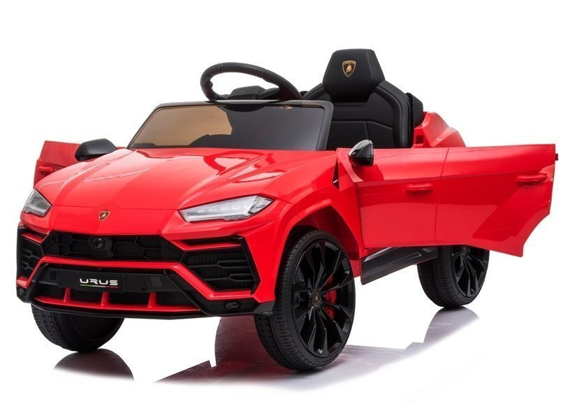 Vienvietis elektromobilis lamborghini urus bdm0923, raudonas