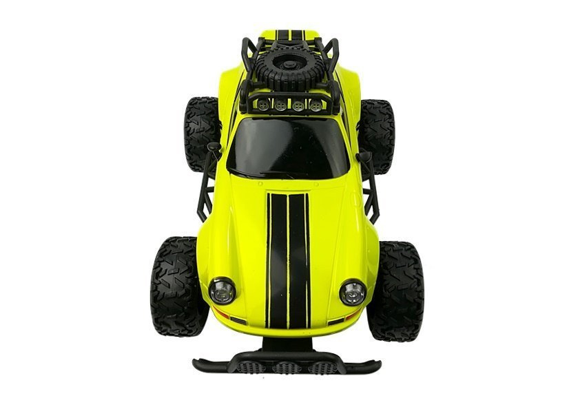 Nuotoliniu būdu valdomas automobilis off-road r/c, geltona
