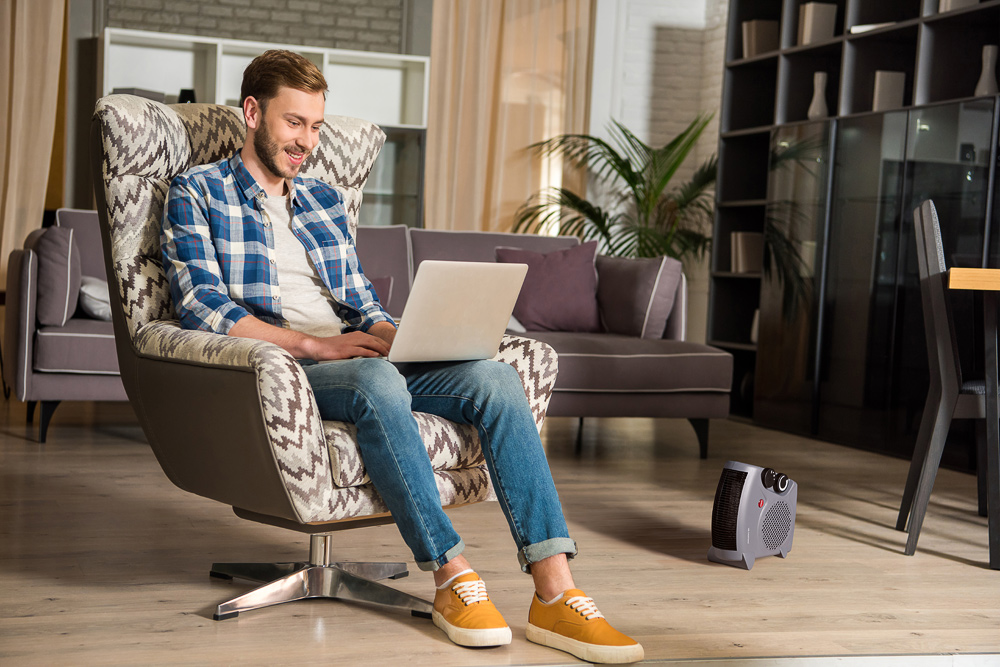 Eldom Gray šildytuvas 2000W HL8C/G