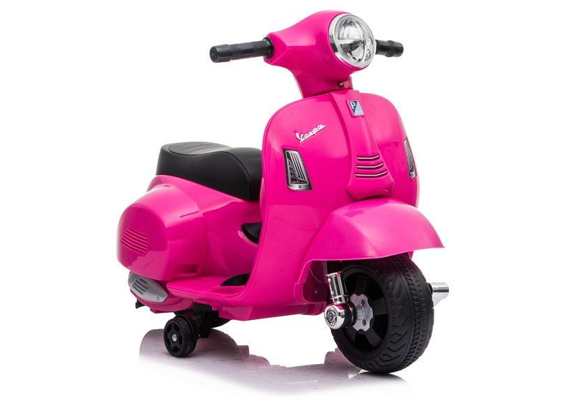 Elektrinis motoroleris vaikams vespa gts 300 mini, rožinis