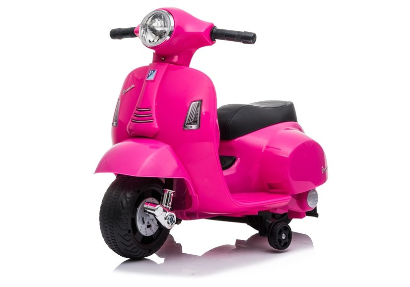 Elektrinis motoroleris vaikams vespa gts 300 mini, rožinis